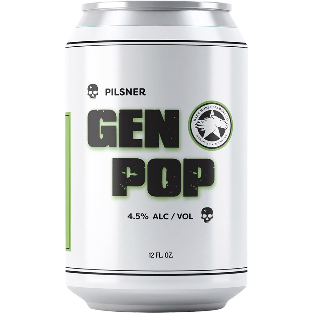 slide 1 of 1, Dark Horse Brewing Dark Horse Gen Pop Pilsner, 6 ct; 12 oz