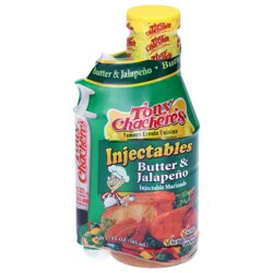 Tony Chachere's Injectable Butter & Jalapeno Marinade 17 fl oz