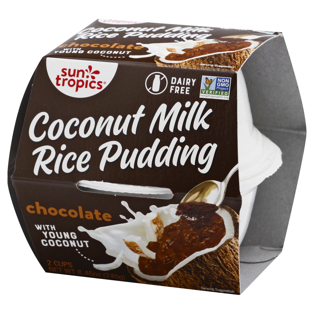 slide 12 of 13, Sun Tropics Classic Cocoa Coconut Rice Pudding, 8.46 oz