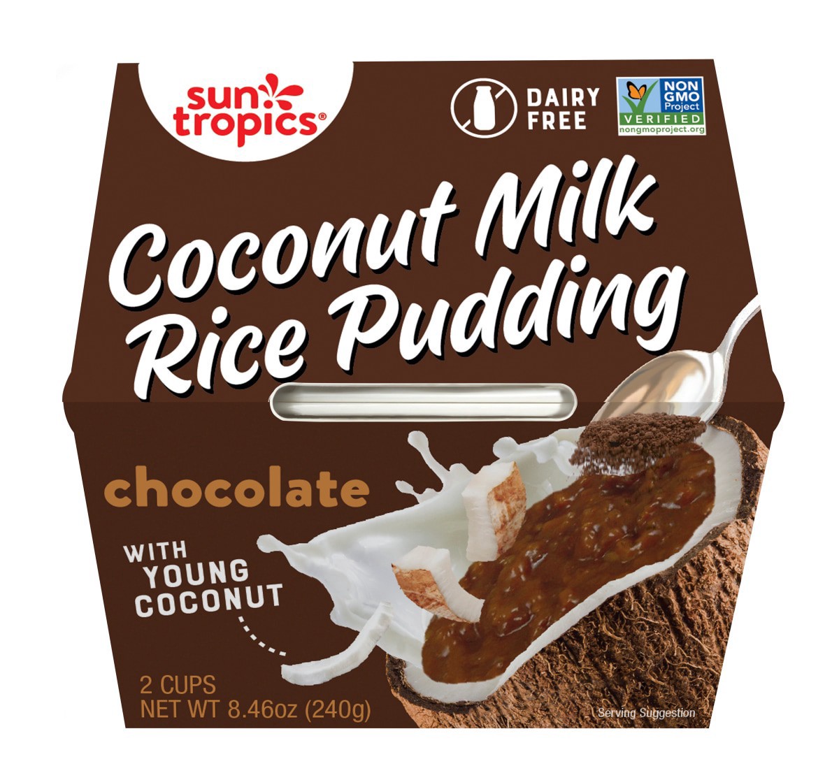 slide 1 of 13, Sun Tropics Classic Cocoa Coconut Rice Pudding, 8.46 oz