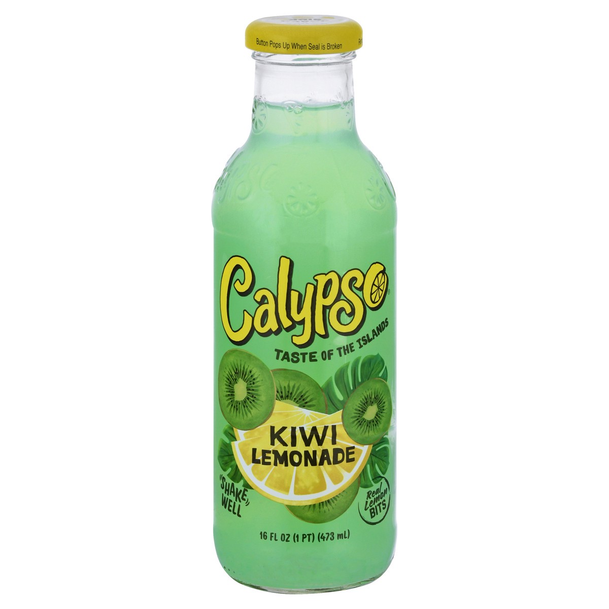 slide 1 of 1, Calypso Kiwi Lemonade, 16 oz