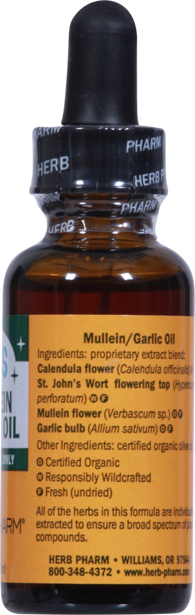 slide 2 of 13, Herb Pharm Mullein Garlic Oil 1 fl oz, 1 fl oz