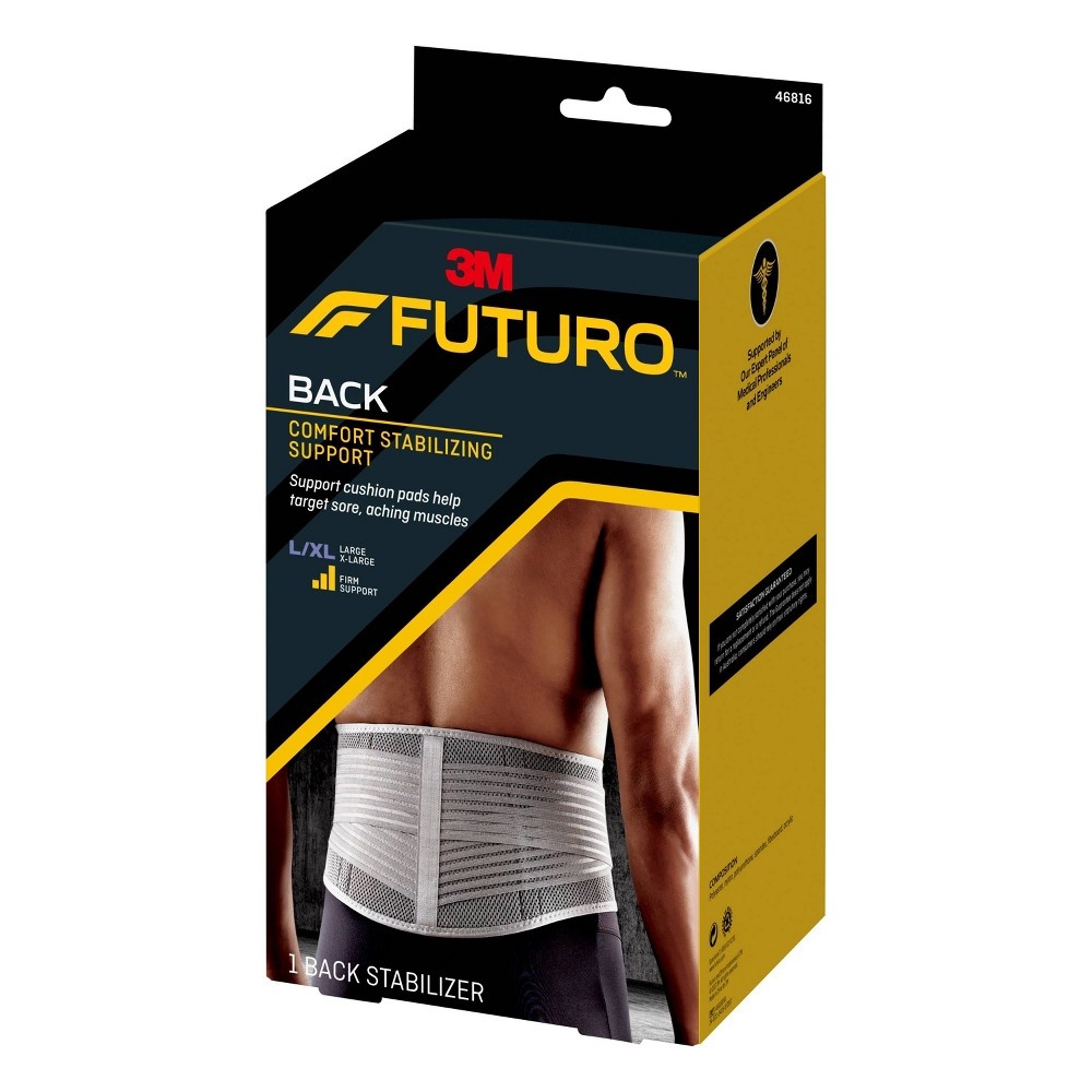 slide 2 of 6, Futuro Stabilizing Back Support, LG/XL