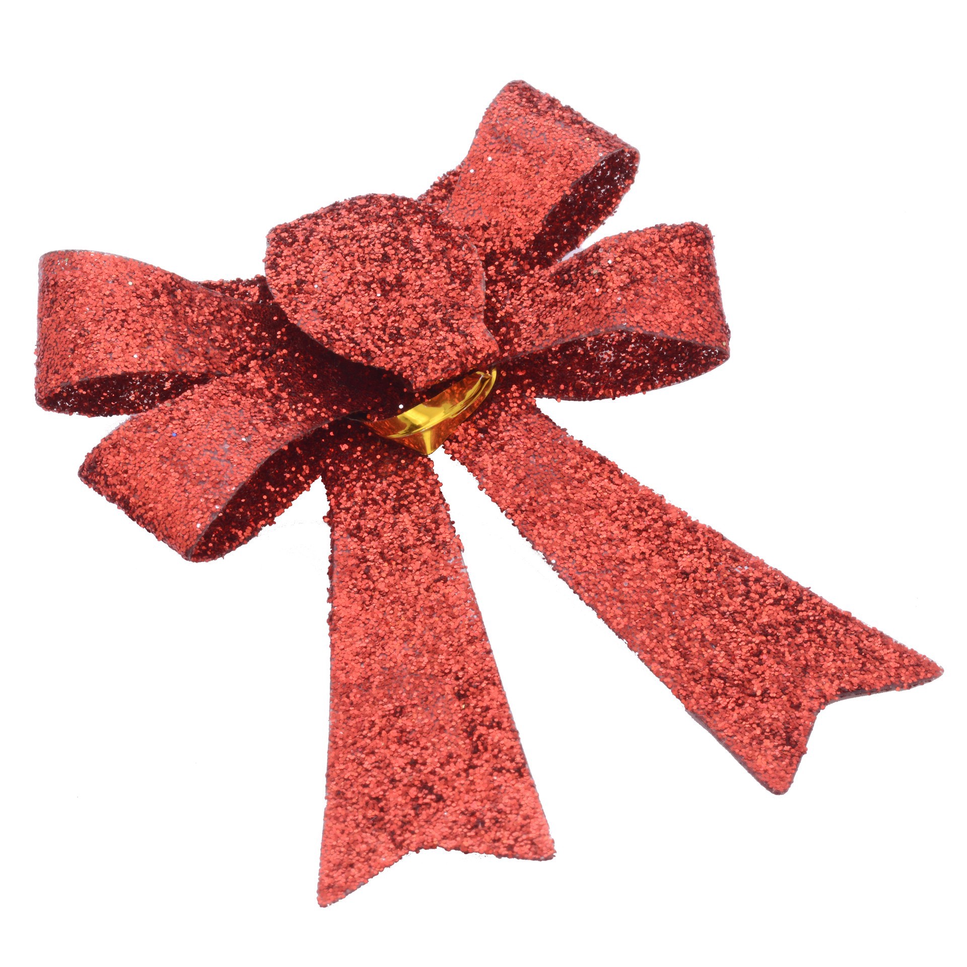 slide 2 of 2, Mini Red Glitter Bows, 6ct. By Ashland, 6 ct