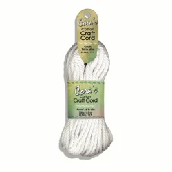 Pepperell Coras Cotton Cord 4Mm 75Ft White
