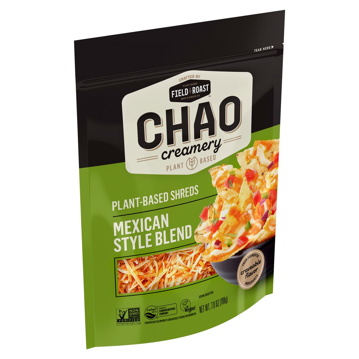 slide 4 of 7, Field Roast Chao Shreds, Mexican Style Blend, 7 oz