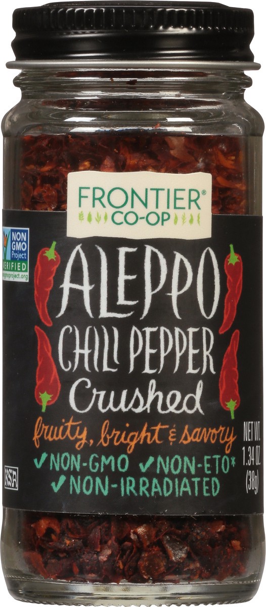 slide 4 of 9, Frontier Co-Op Crushed Aleppo Chili Pepper 1.34 oz, 1.34 oz
