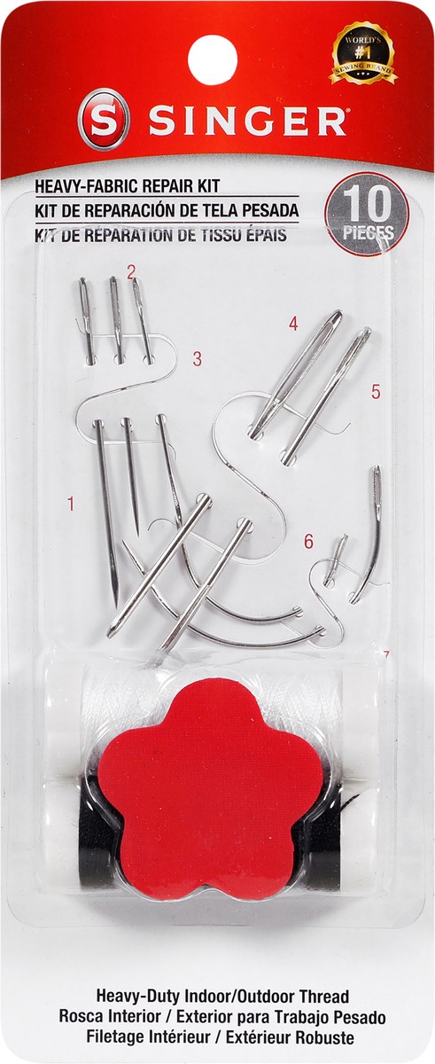 slide 3 of 3, Singer Sewing Heavy-Fabric Repair Kit, 1 ct