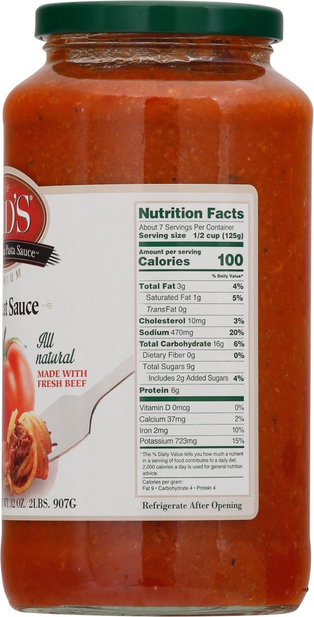 slide 7 of 9, Mid's Premium Meat Sauce 32 oz Jar, 32 oz