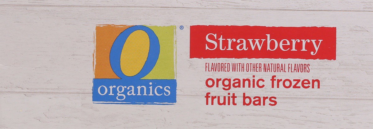 slide 6 of 9, O Organics Frozen Fruit Bars, Organic, Strawberry, 6 ct: 2.45 fl oz