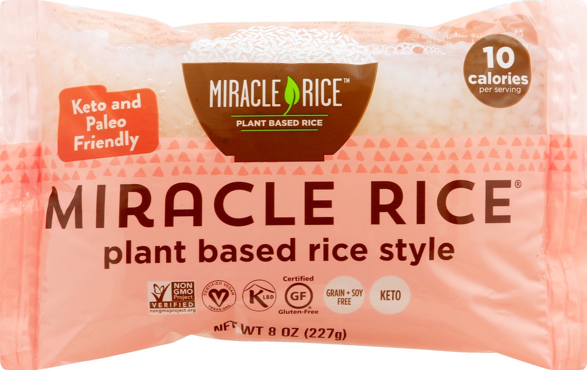 slide 3 of 9, Miracle Rice Plant Based Rice 8 oz, 8 oz