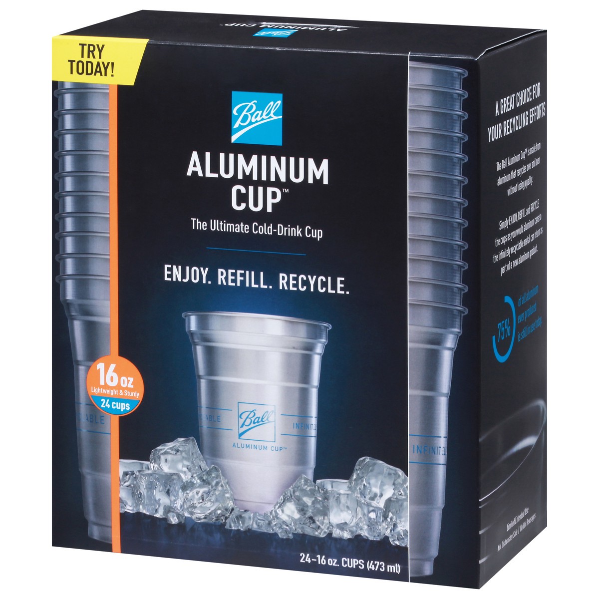 slide 7 of 9, Ball 16 Ounce Aluminum Cup 24 ea, 24 ct