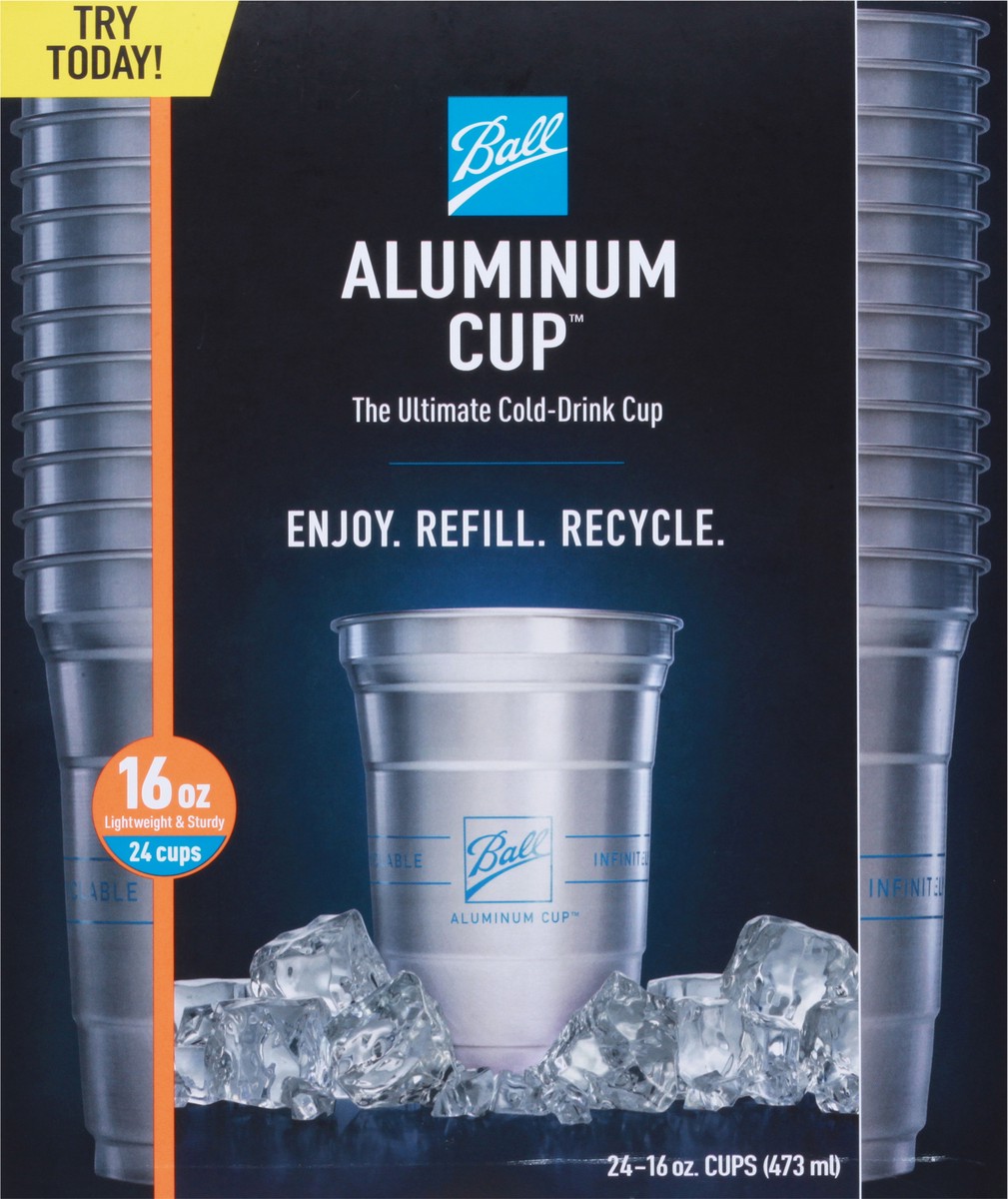 slide 2 of 9, Ball 16 Ounce Aluminum Cup 24 ea, 24 ct