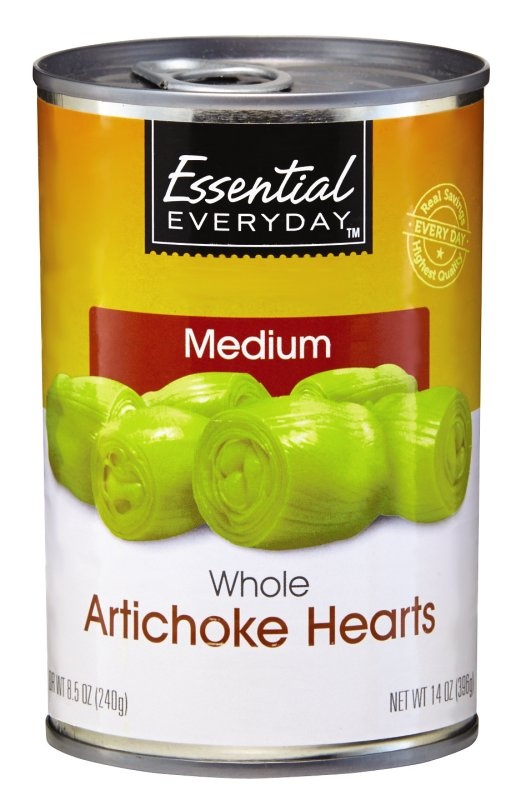 slide 1 of 1, Essential Everyday Medium Artichoke Hearts, 14 oz