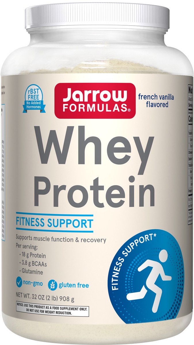 slide 6 of 6, Jarrow Vanilla Whey Protein, 2 lb