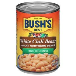 Bush's Best Bush's White Chili Beans in a Mild Chili Sauce 15.5 oz