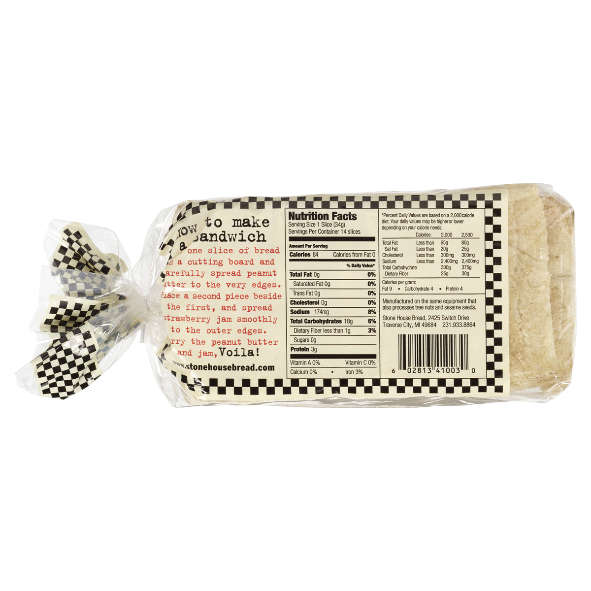 slide 2 of 2, Stone House Bread, Sliced San Francisco Style Sourdough, 17 oz, 17 oz