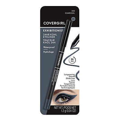 slide 1 of 1, Covergirl Exhibitionist 24-Hour Kohl Eyeliner 200 Charcoal, 0.04 oz