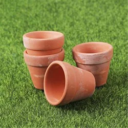 Marshall Pottery Deroma 225916 1.6 in. Terra Cotta Planter Feet, Pack of 3