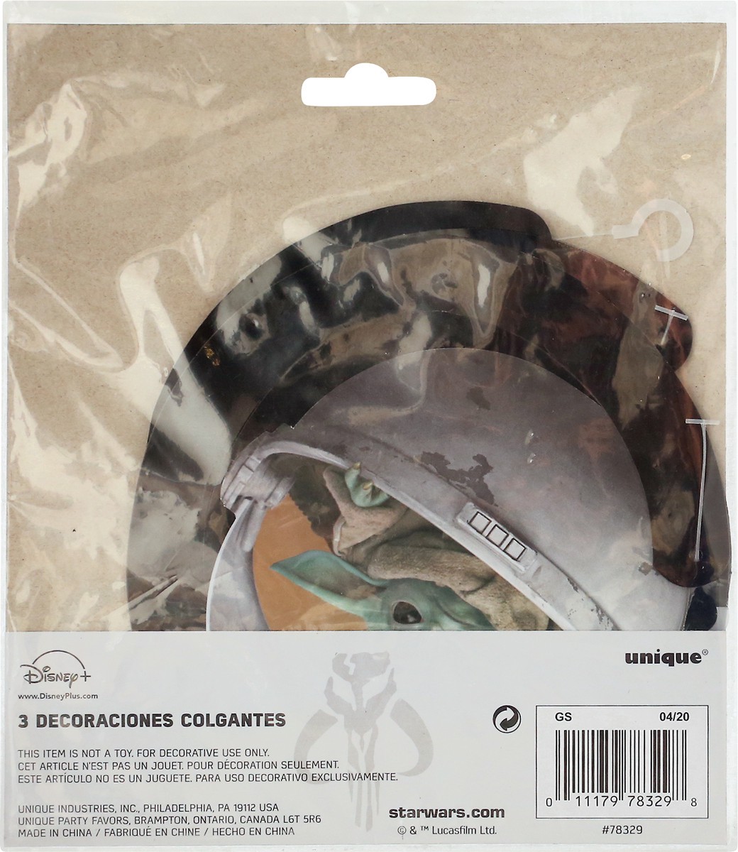 slide 5 of 9, Unique Star Wars Hanging Decorations 3 ea, 3 ct