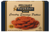 slide 1 of 1, Williams Mild Country Sausage Patties, 36 oz