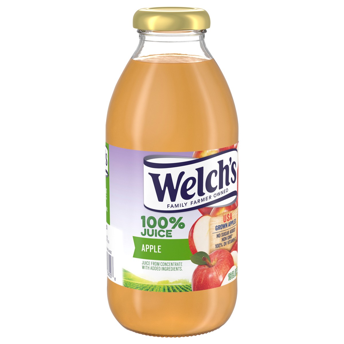 slide 5 of 5, Welch's 100% Apple Juice, 16 fl oz On-the-Go Bottle, 16 fl oz