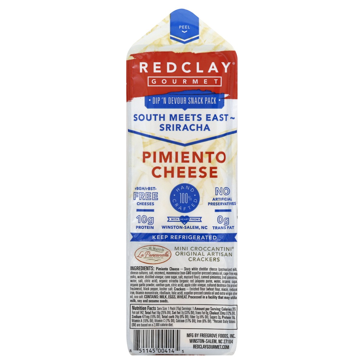 slide 4 of 8, Redclay Gourmet Dip 'N Devour Snack Pack 2.65 oz, 2.65 oz