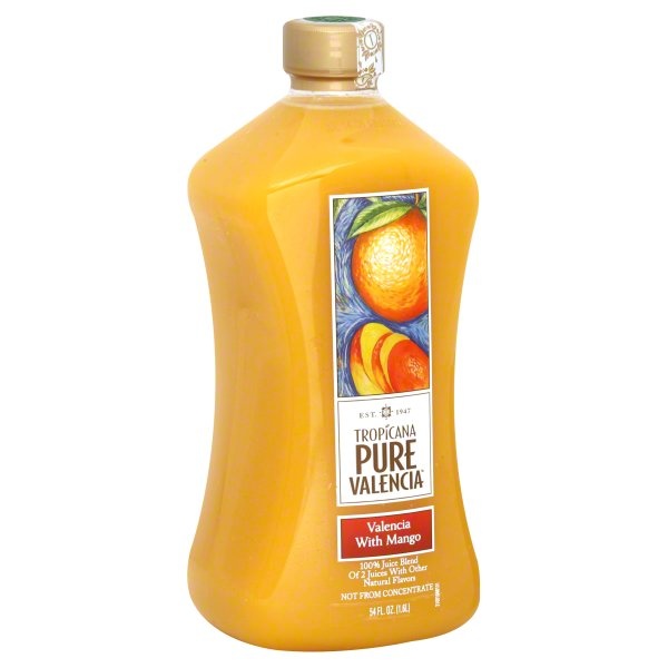 slide 1 of 1, Trop Pure Valencia Ju W/Mango, 1 ct