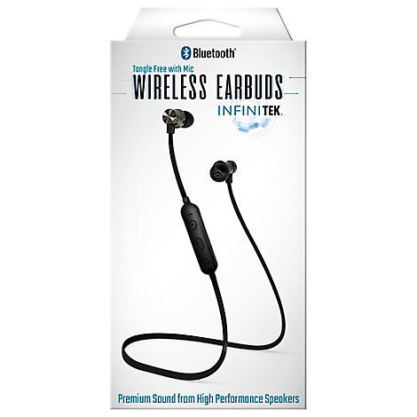 slide 1 of 1, Mobil Wireless Earbuds - Bluetooth - Black, 1 ct
