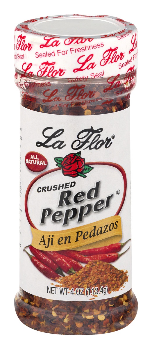 slide 1 of 1, La Flor Crushed Red Pepper, 4 oz