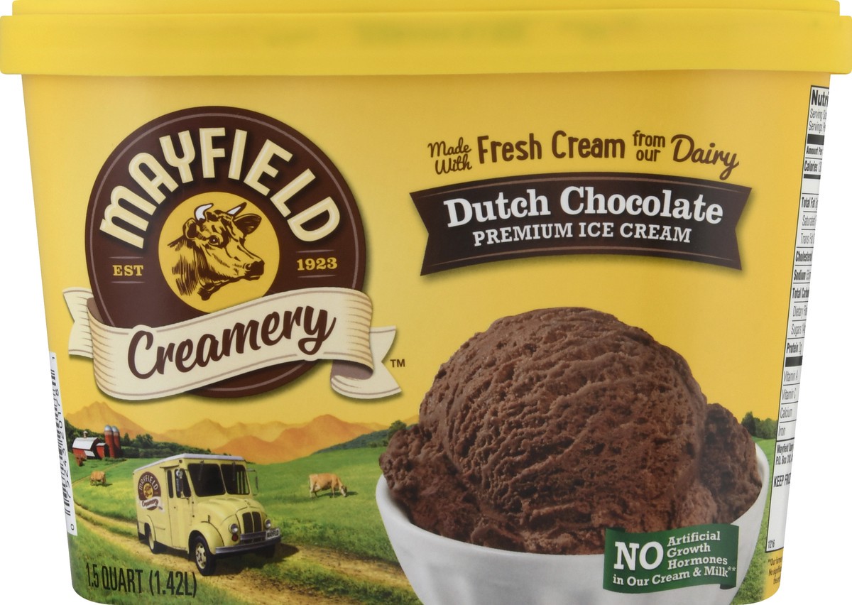 slide 8 of 9, Mayfield Creamery Premium Dutch Chocolate Ice Cream 1.5 qt, 1.5 qt