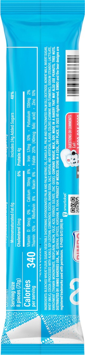 slide 5 of 11, Bimbo Osito Paws Vanilla and Chocolate Sandwich Cookies, 2.54 oz, 2.54 oz