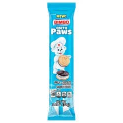 Bimbo Osito Paws Vanilla and Chocolate Sandwich Cookies, 2.54 oz, Cookies, Pouch