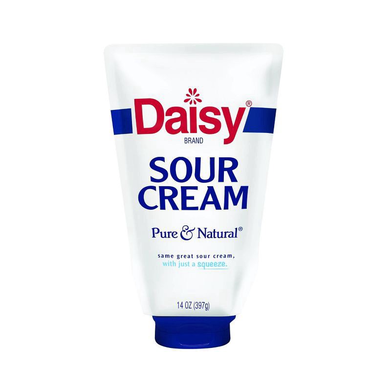 slide 1 of 2, Daisy Pure & Natural Squeeze Sour Cream, 14 oz