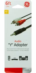 GE Stereo"Y" Adapter Cable