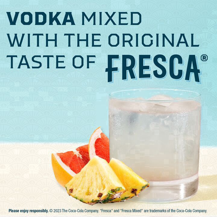 slide 5 of 15, Fresca Mixed Vodka Spritz Variety Pack Gluten-Free Canned Cocktail, 8 pk 12 fl oz Cans, 5% ABV, 8 ct; 12 oz