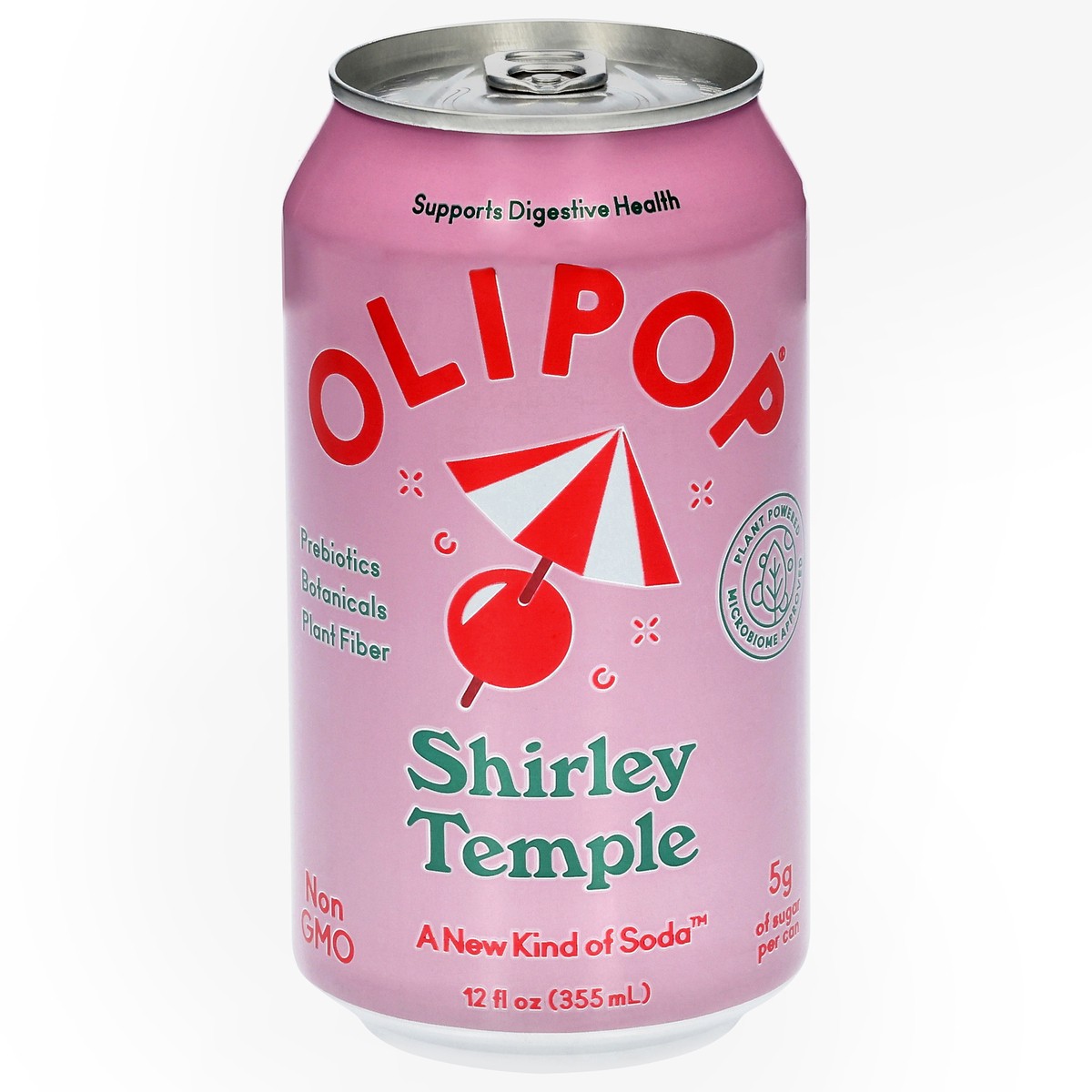 slide 1 of 4, Olipop Shirley Temple Soda 12 fl oz, 12 fl oz