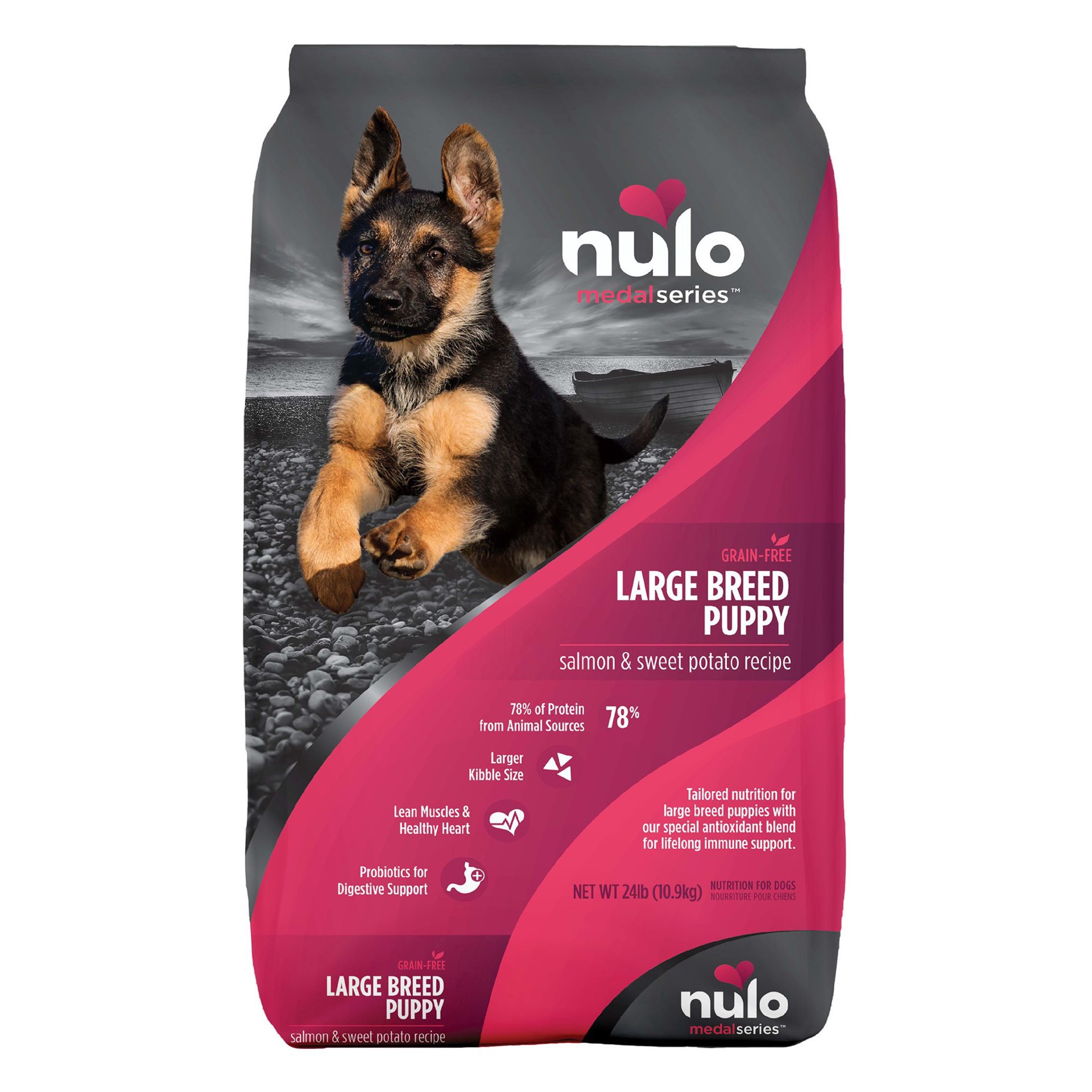 slide 1 of 1, Nulo MedalSeries Large Breed Puppy Dry Dog Food - Salmon, 
