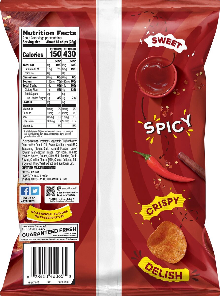 slide 4 of 6, Lay's Potato Chips, 2.75 oz