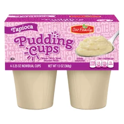 Our Family Tapioca Pudding Cups