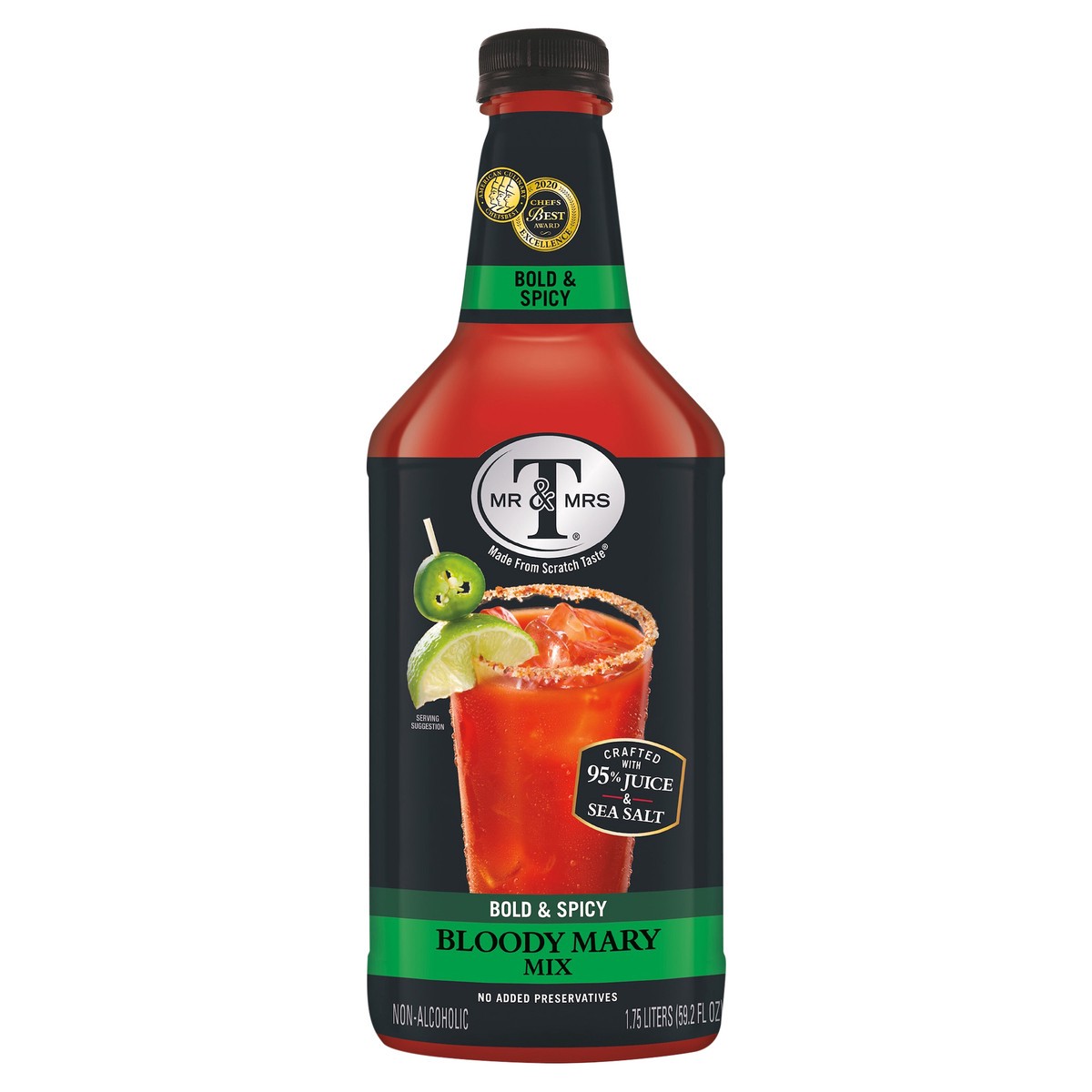 slide 3 of 12, Mr & Mrs T Bold & Spicy Bloody Mary Mix 59.2 fl oz, 59.2 fl oz