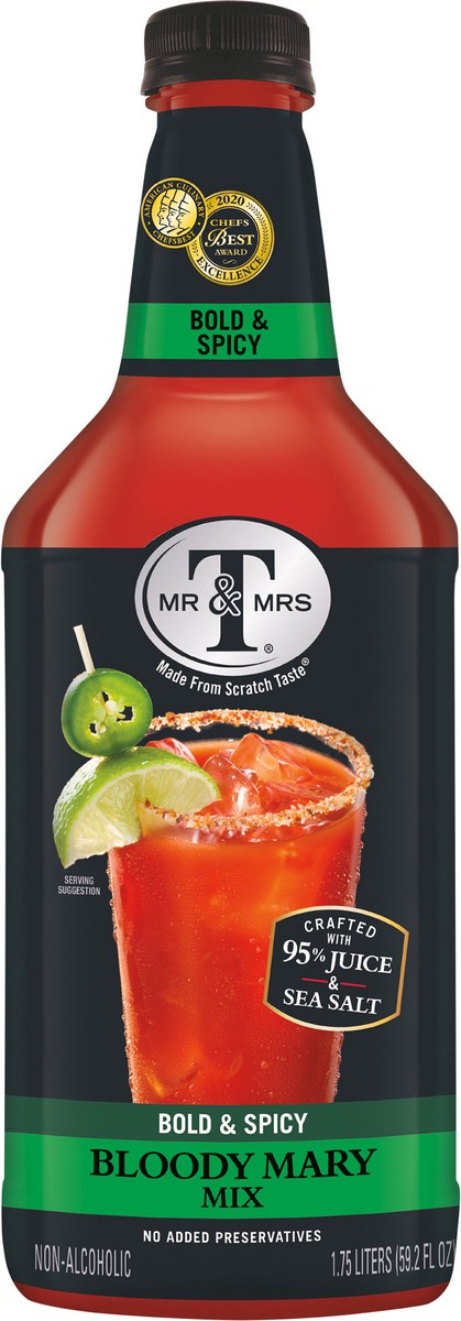 slide 7 of 12, Mr & Mrs T Bold & Spicy Bloody Mary Mix 59.2 fl oz, 59.2 fl oz