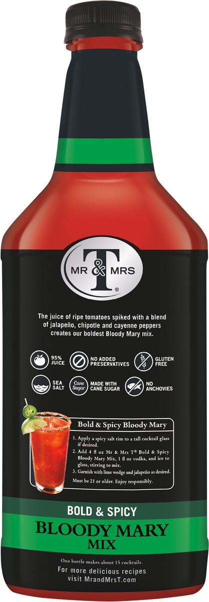 slide 8 of 12, Mr & Mrs T Bold & Spicy Bloody Mary Mix 59.2 fl oz, 59.2 fl oz