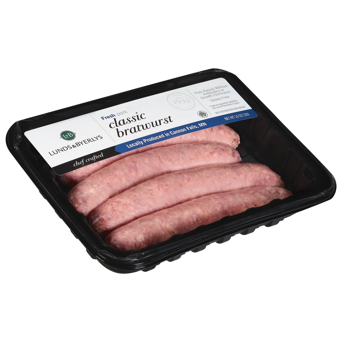slide 7 of 9, Lunds & Byerlys Classic Fresh Pork Bratwurst 16 oz, 16 oz