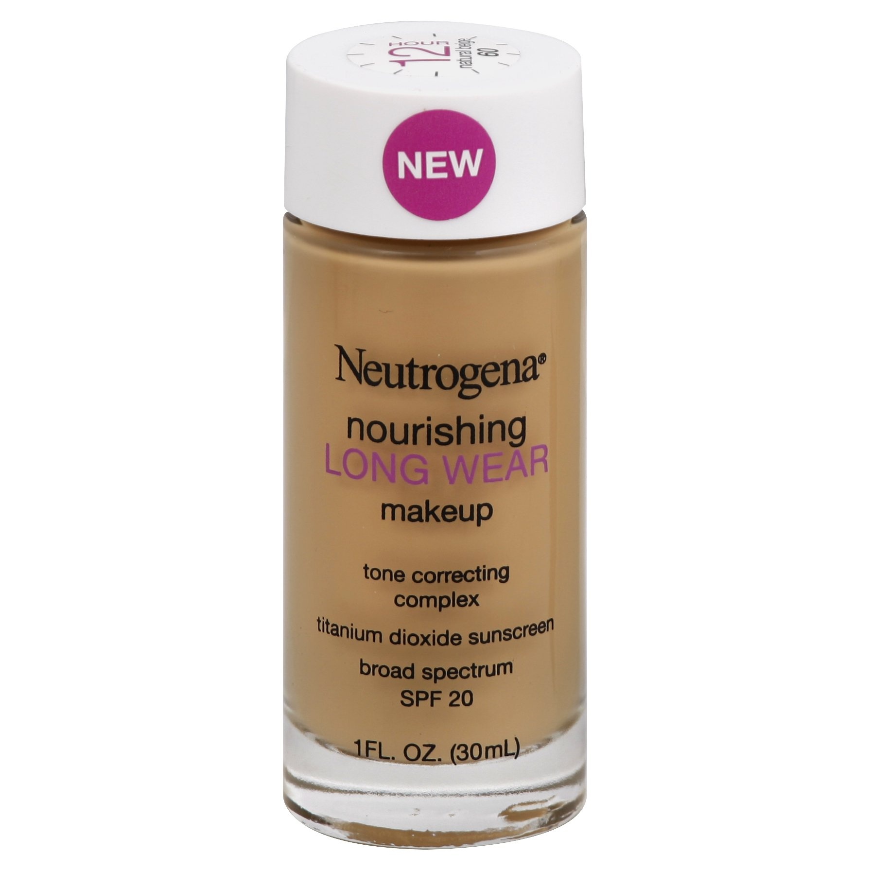 slide 1 of 6, Neutrogena Nourishing Long Wear Liquid Makeup - 60 Natural Beige, 1 oz