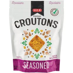 H-E-B Seasoned Restaurant Style Premium Croutons