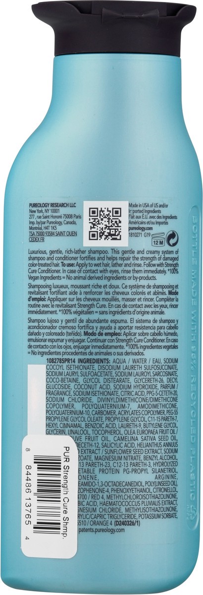 slide 9 of 12, Pureology Strength Cure Shampoo 9 fl oz, 9 fl oz