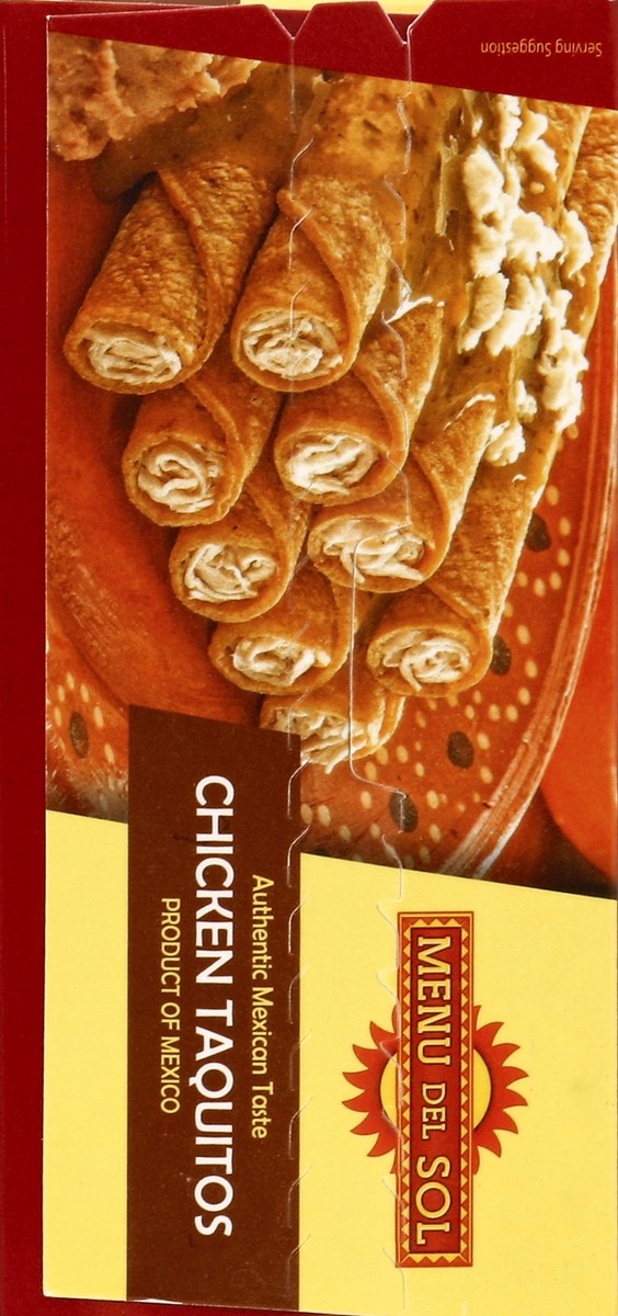 slide 3 of 5, Menu Del Sol Chicken Taquitos 20Ct, 18 oz