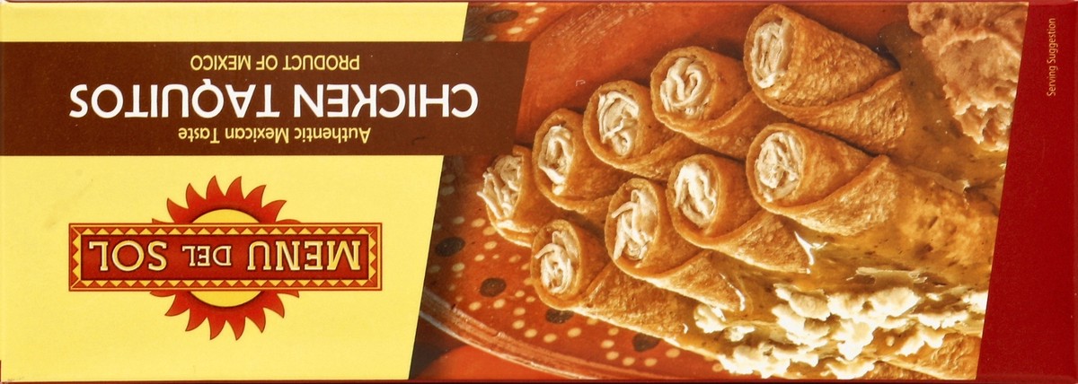 slide 4 of 5, Menu Del Sol Chicken Taquitos 20Ct, 18 oz