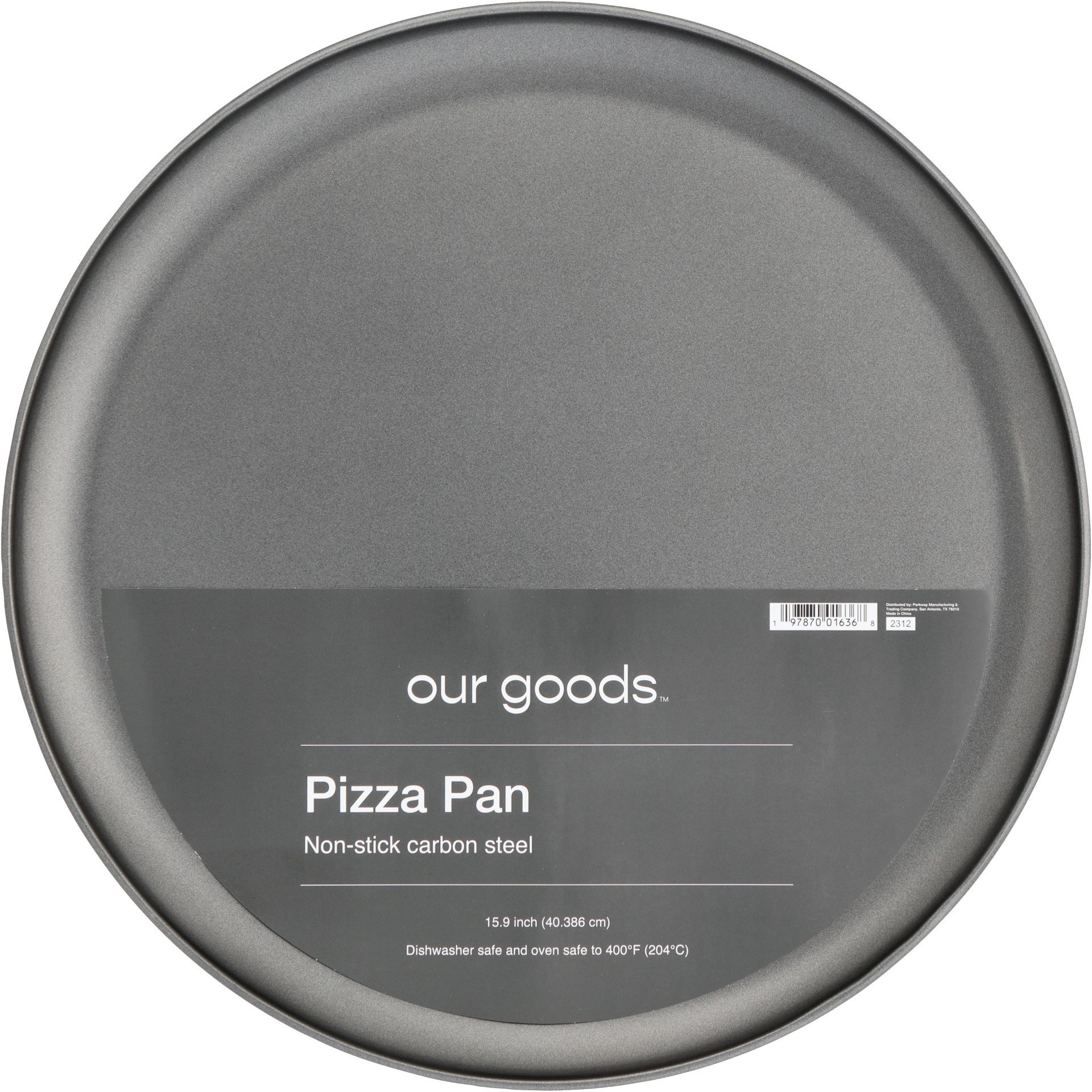 slide 1 of 1, our goods Large Pizza Pan, 1 ct